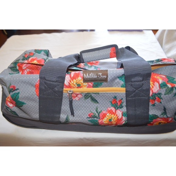 Matilda Jane Other Matilda Jane Keep On Rolling Duffle Bag Gray